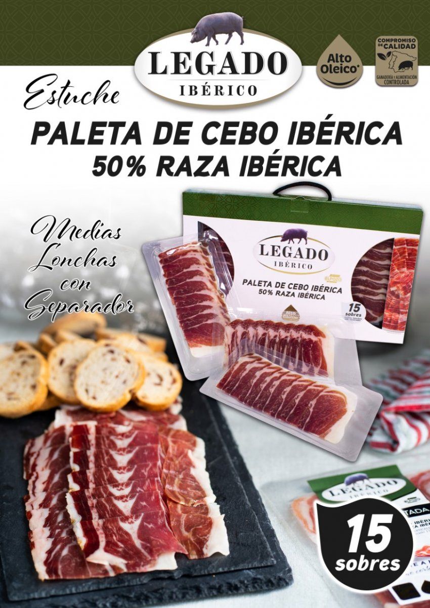 ESPATLLA CEBO 50% IBÈRICA  LEGADO SERIE ORO (unitat ) (Clonado)