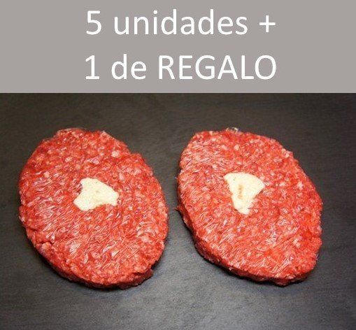 5+1 HAMBURGUESA AMB FORMATGE (unitat) (OFERTA)