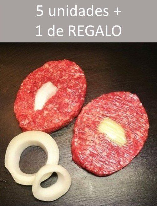 5+1 HAMBURGUESA AMB CEBA (unitat) (OFERTA)