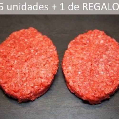 5+1 HAMBURGUESA 100% VEDELLA (unitat) (OFERTA)